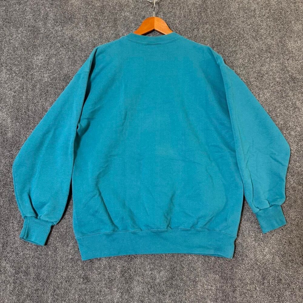 RARE Vintage 1991 San Jose Sharks Old Logo Crewneck Nutmeg Size Large - Picture 6 of 6